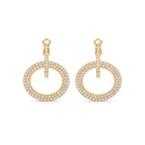Crystal Studded Hoop