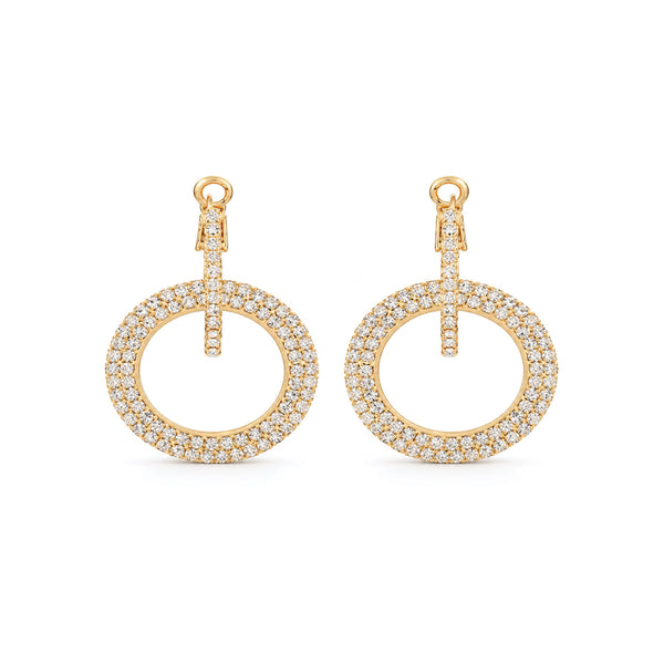 Crystal Studded Hoop