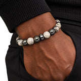 Terrain Scenery Jasper & Hematite Men’s Bracelet
