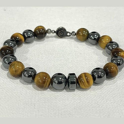 Natural Tiger & Hematite I