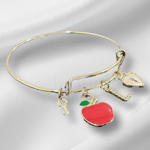 Teacher Appreciation Charm Bangle