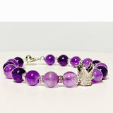 Amethyst Crown Bracelet