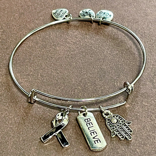 Believe Charm bangle
