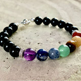 Black Onyx Natural Gemstone Bracelet