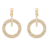 Crystal Studded Hoop
