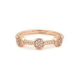 Rose Gold Cz Ring