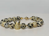 Dalmatian Crown Bracelet
