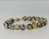 Dalmatian Crown Bracelet