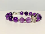 Amethyst Crown Bracelet